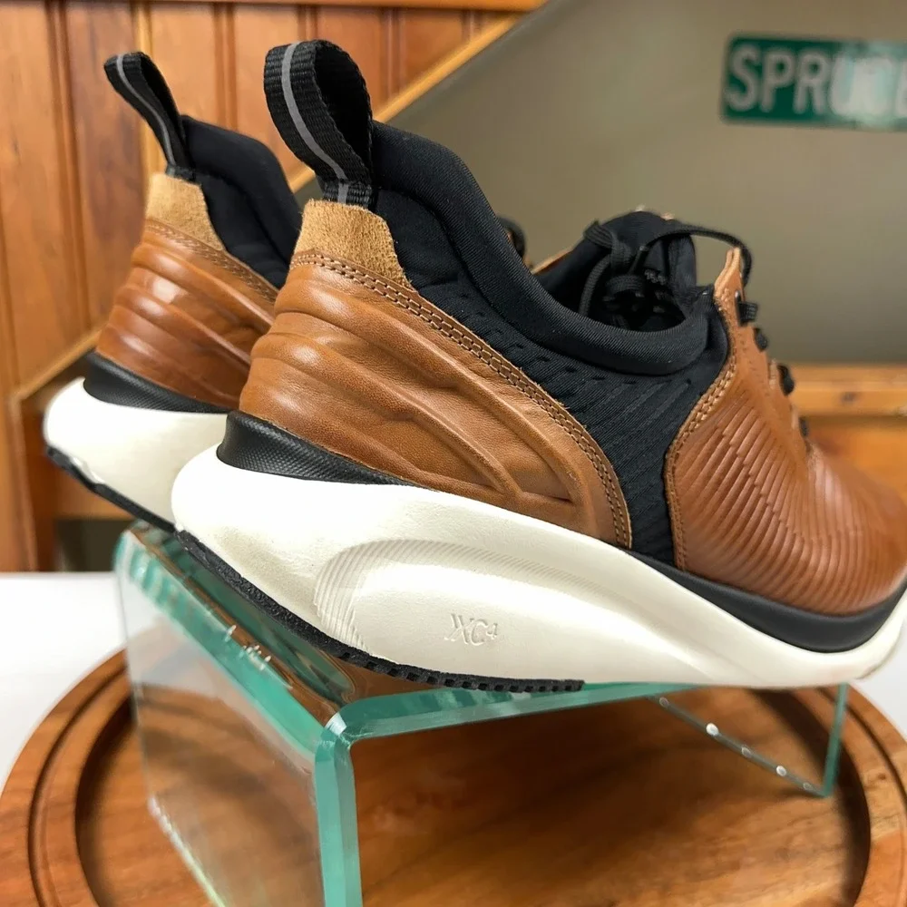 Johnston & Murphy XC4 TR1-Sport Hybrid Tan Leather 11 Wide Waterproof